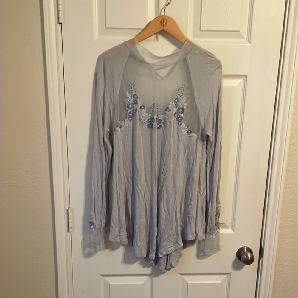 Free people blue Lacey tunic